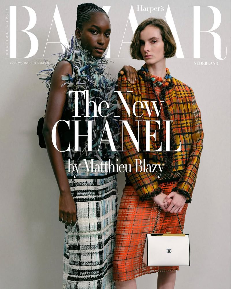 Exclusieve Digital Cover ter ere van de eerste collectie van Matthieu Blazy voor Chanel.Een roya